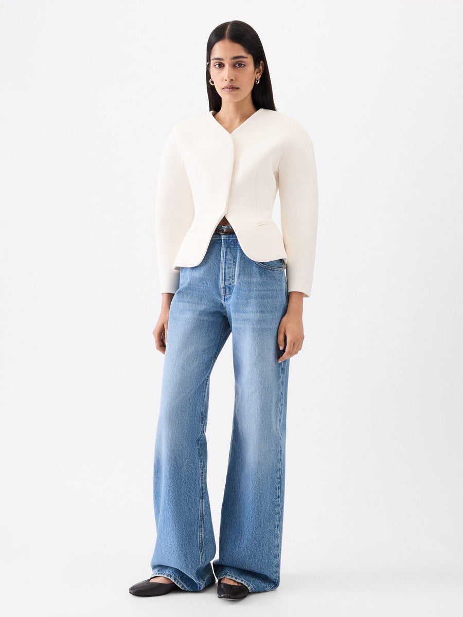 The wide de-Nîmes denim pants