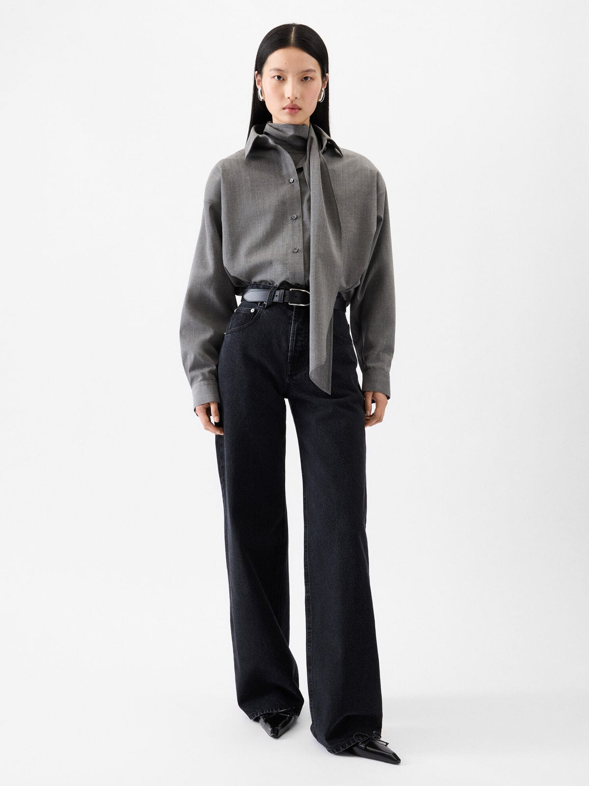 The wide de-Nîmes denim pants