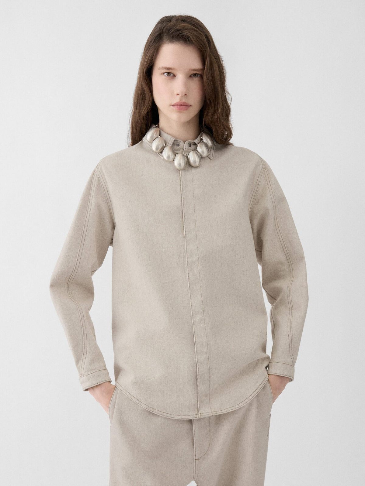 The Amelo de-Nîmes denim shirt