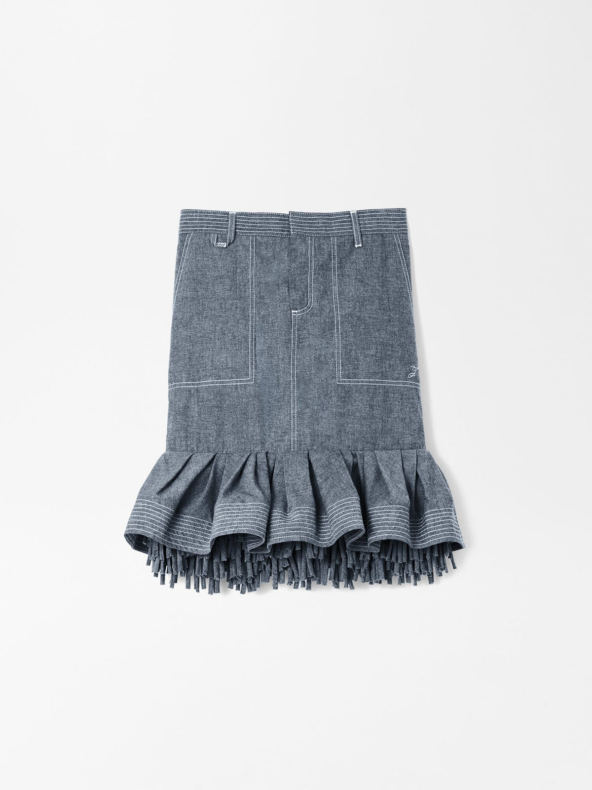 The Cabana de-Nîmes denim skirt