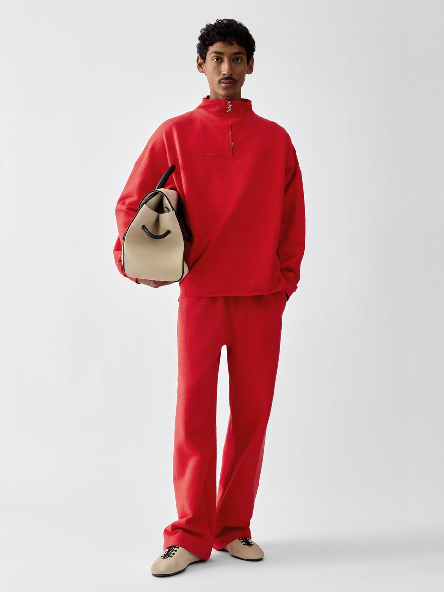 The Rond Carré zipped roll-neck sweatshirt