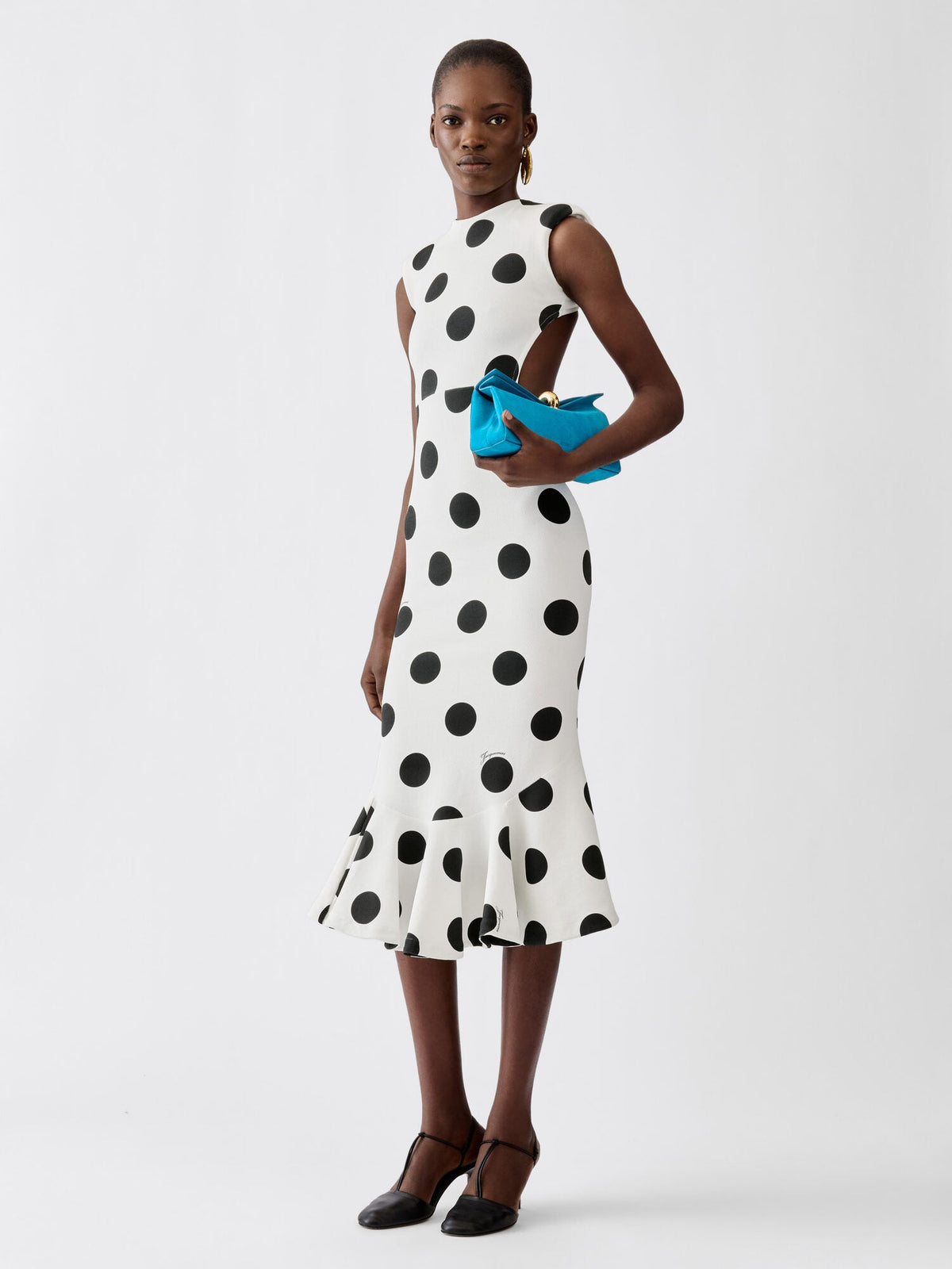 The Palmier dress with dots