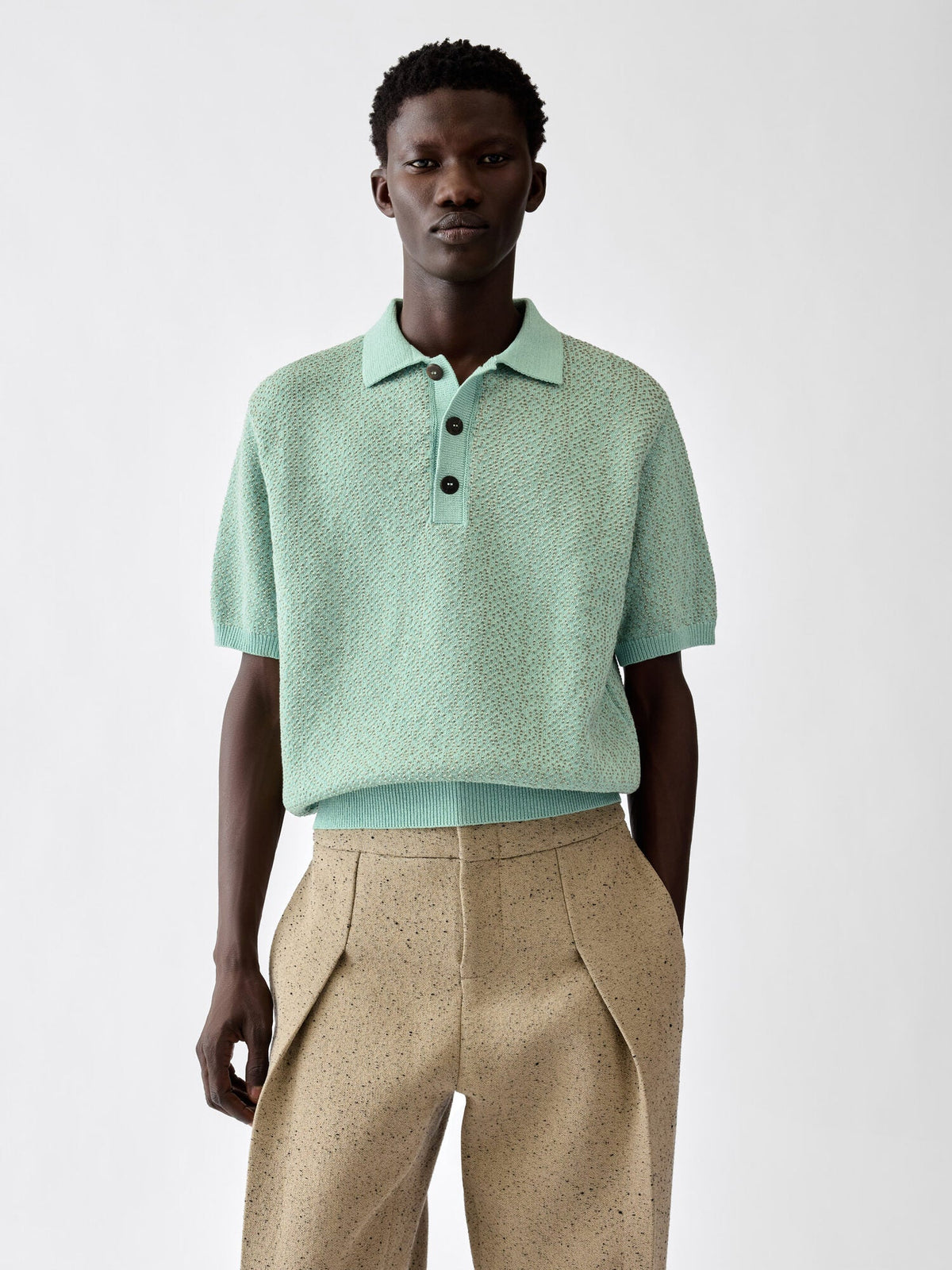 The Miami knit polo shirt