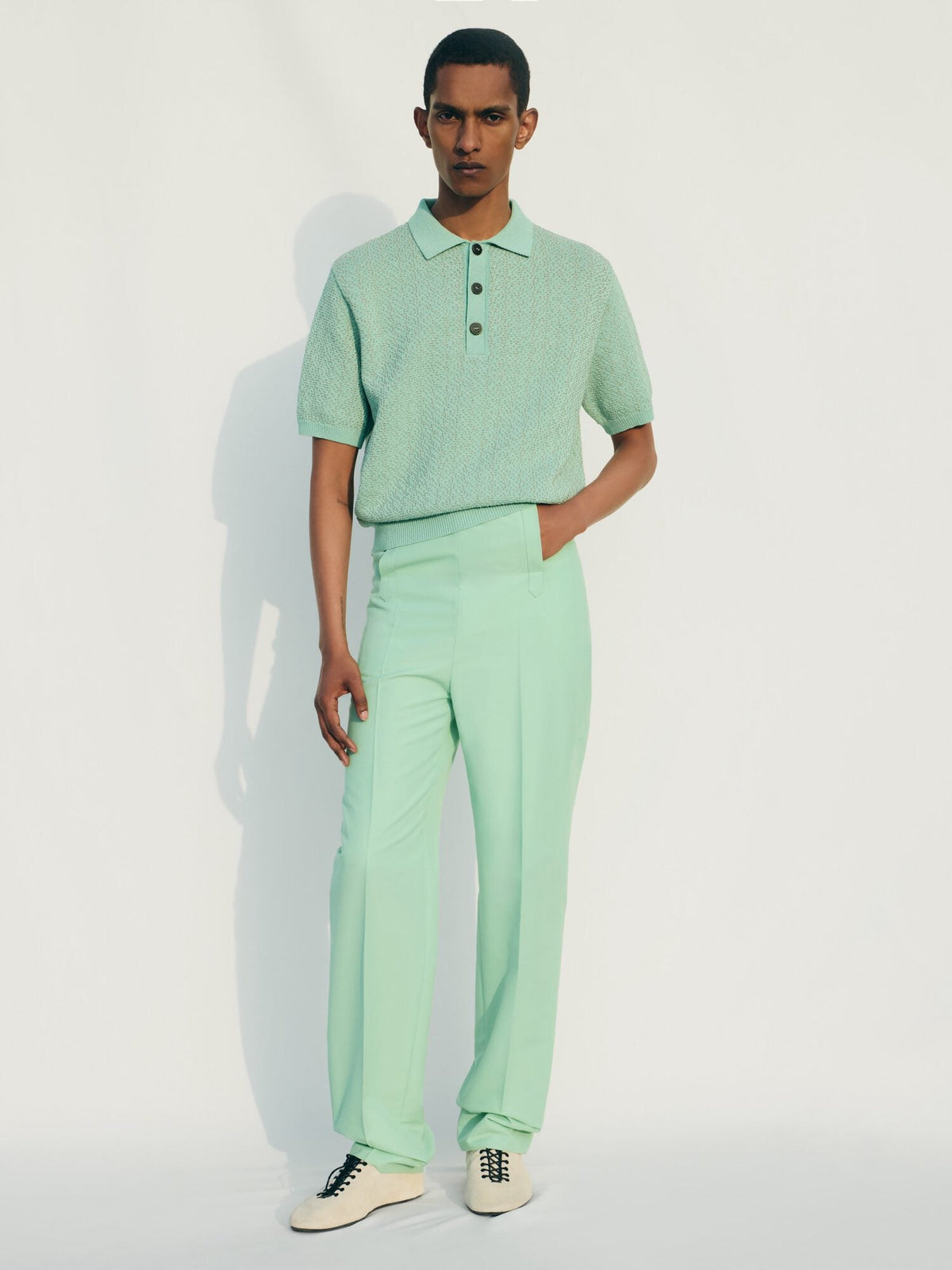 The Miami knit polo shirt