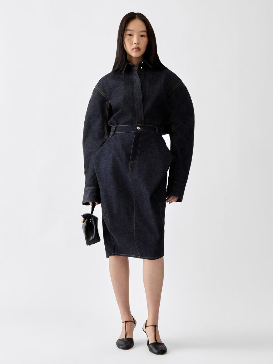 The de-Nîmes Cubisto skirt