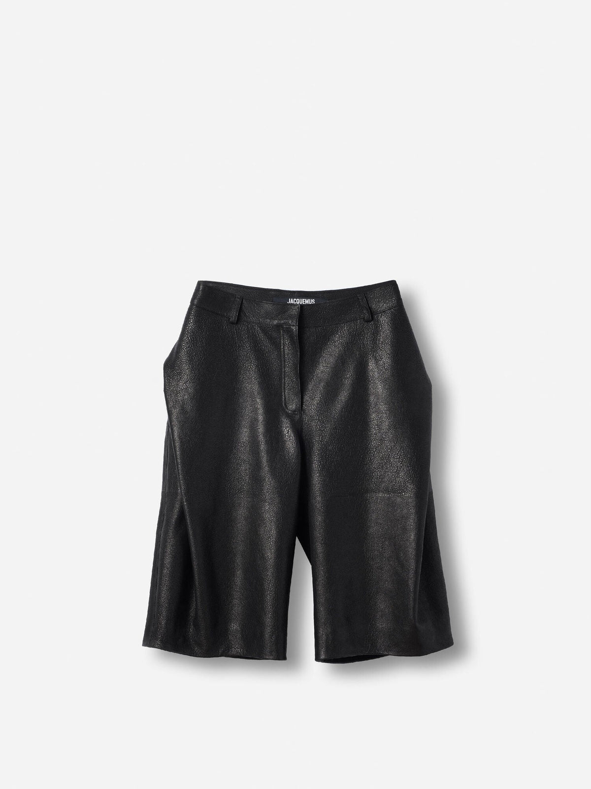 The Cubisto leather shorts
