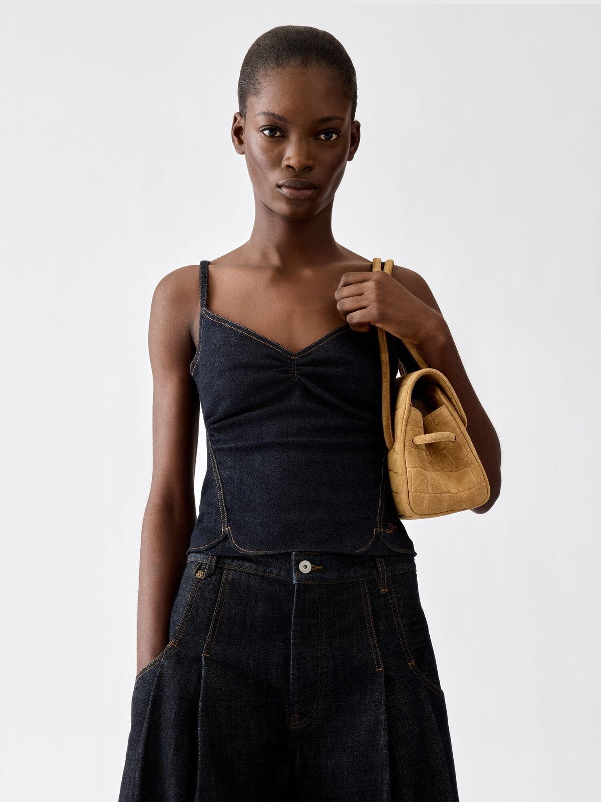 The de-Nîmes Pina denim top